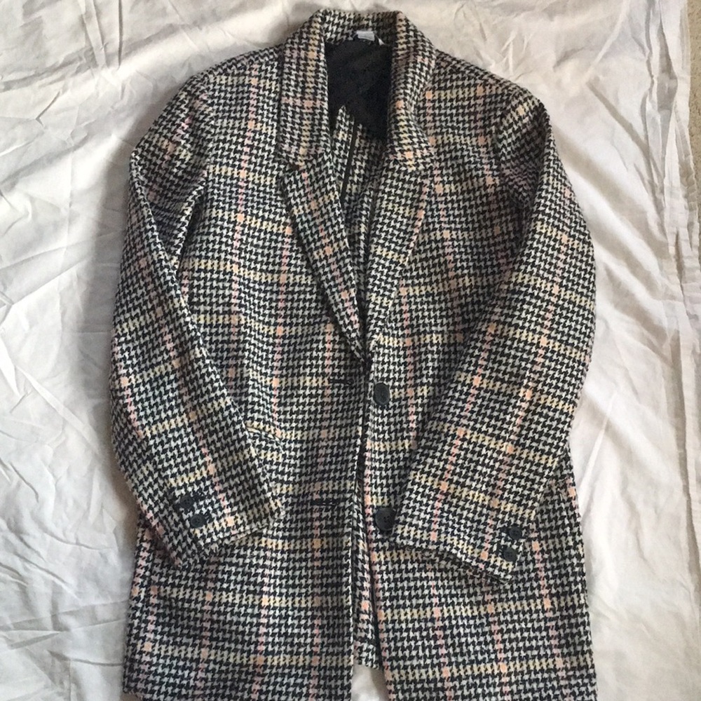 NWT Old Navy Houndstooth Blazer